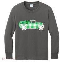 St Patrick's Day Truck Full of Clovers Kids Long Sleeve Shirt thumb 0