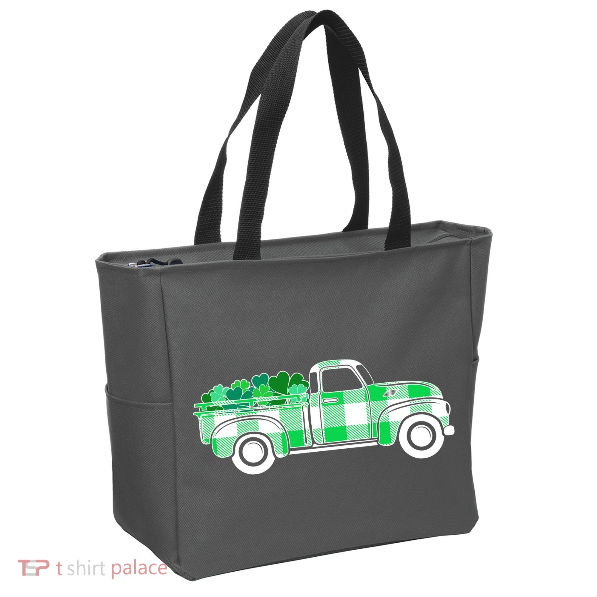 St Patrick's Day Truck Full of Clovers Tote Bag