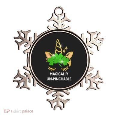 St Patrick's Day Unicorn Magically Un-Pinchable Ornament