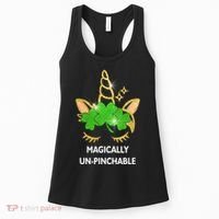 St Patrick's Day Unicorn Magically Un-Pinchable Women's Tank Top thumb 0