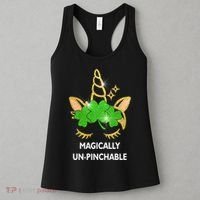St Patrick's Day Unicorn Magically Un-Pinchable Women's Tank Top thumb 3
