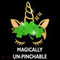 St Patrick's Day Unicorn Magically Un-Pinchable Toddler Hoodie thumb 2