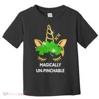 St Patrick's Day Unicorn Magically Un-Pinchable Toddler T-Shirt thumb 0