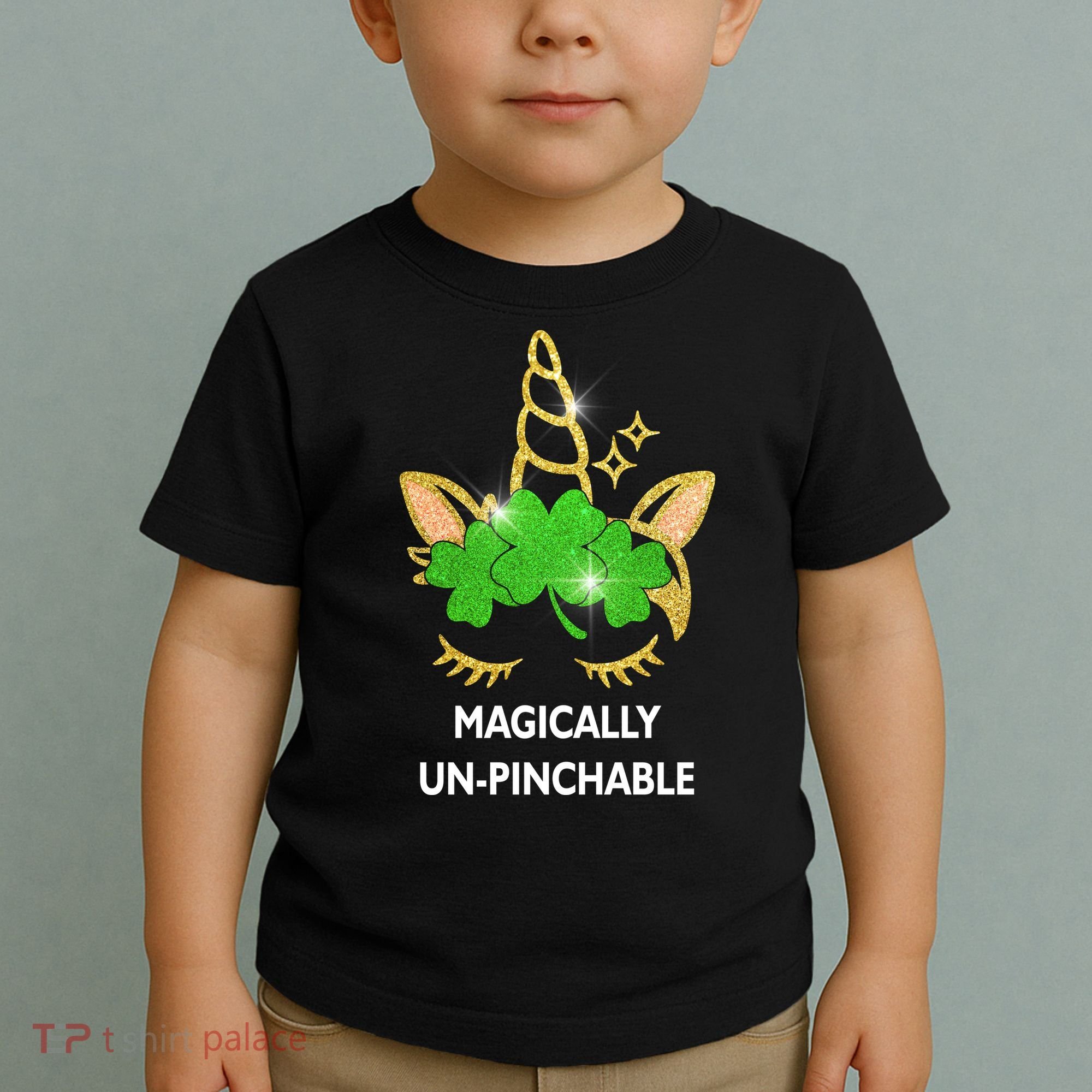 St Patrick's Day Unicorn Magically Un-Pinchable Toddler T-Shirt