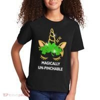 St Patrick's Day Unicorn Magically Un-Pinchable Kids T-Shirt thumb 2