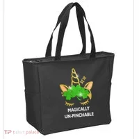 St Patrick's Day Unicorn Magically Un-Pinchable Tote Bag thumb 2