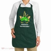 St Patrick's Day Unicorn Magically Un-Pinchable Apron thumb 2