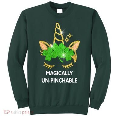 St Patrick's Day Unicorn Magically Un-Pinchable Sweatshirt