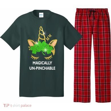 St Patrick's Day Unicorn Magically Un-Pinchable Pajama Set