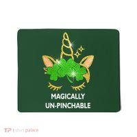 St Patrick's Day Unicorn Magically Un-Pinchable Mousepad thumb 0