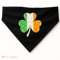 St Patrick's Day Video Gamer Shamrock Clover USA-Made Doggie Bandana thumb 0