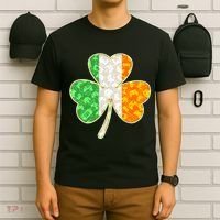 St Patrick's Day Video Gamer Shamrock Clover T-Shirt thumb 6
