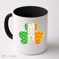 St Patrick's Day Video Gamer Shamrock Clover Coffee Mug thumb 0