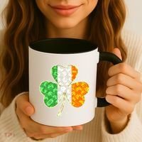 St Patrick's Day Video Gamer Shamrock Clover Coffee Mug thumb 3