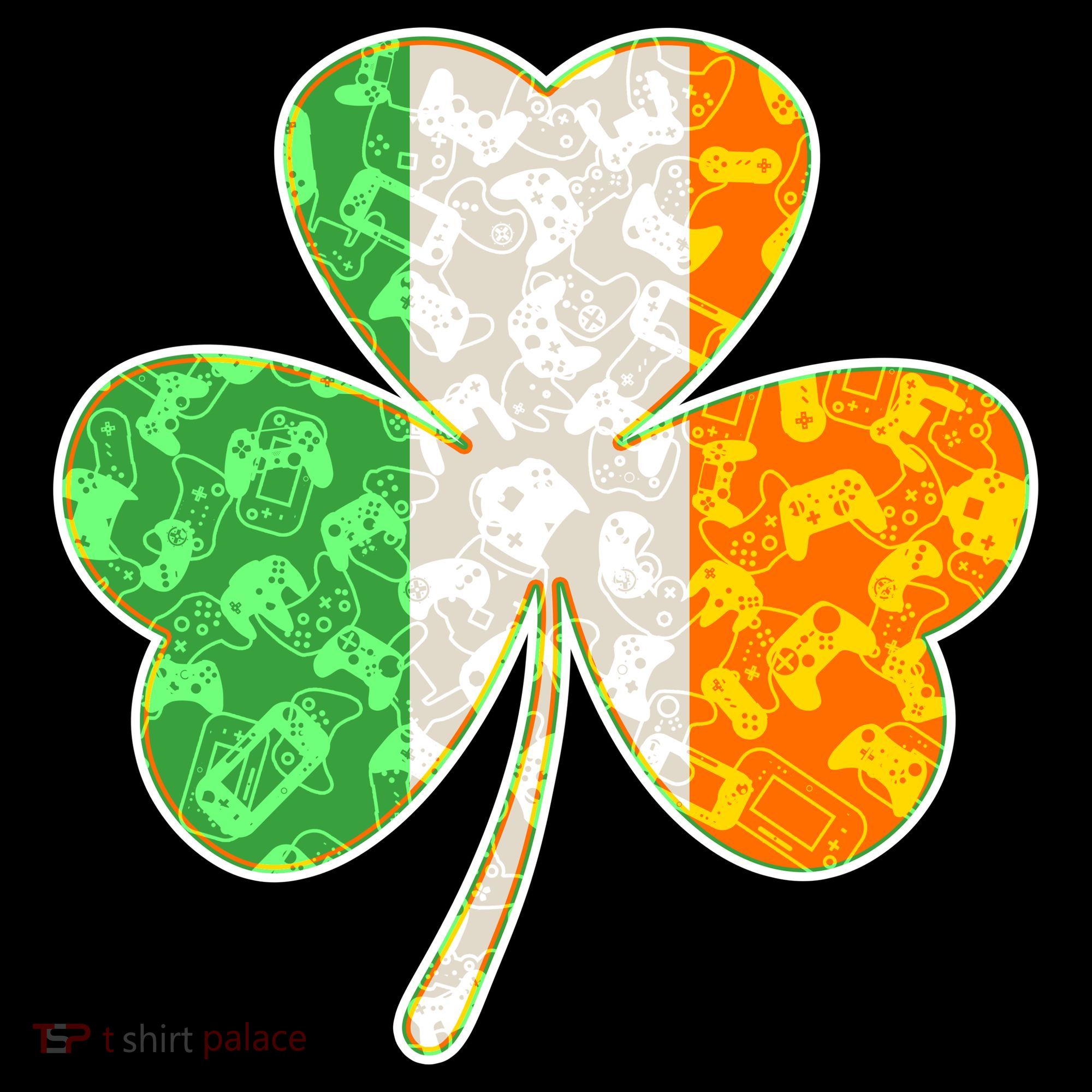 St Patrick's Day Video Gamer Shamrock Clover Coffee Mug