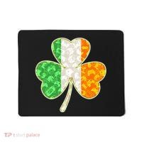 St Patrick's Day Video Gamer Shamrock Clover Mousepad thumb 0