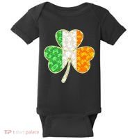 St Patrick's Day Video Gamer Shamrock Clover Baby Bodysuit thumb 0