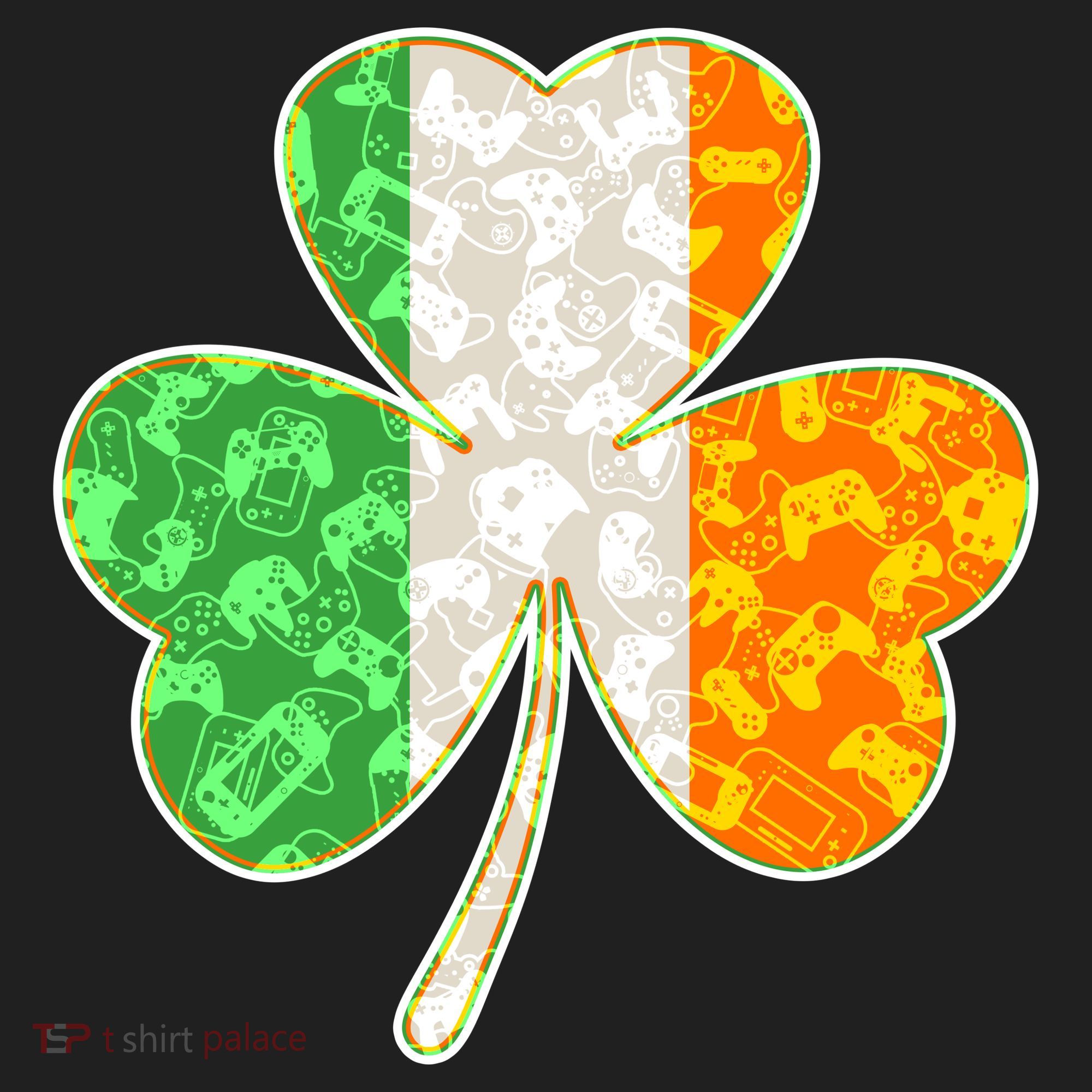 St Patrick's Day Video Gamer Shamrock Clover Hat