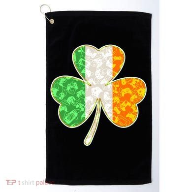 St Patrick's Day Video Gamer Shamrock Clover Golf Towel