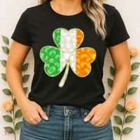 St Patrick's Day Video Gamer Shamrock Clover Women's T-Shirt thumb 2