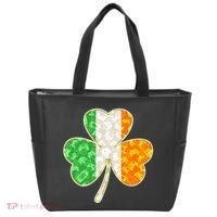 St Patrick's Day Video Gamer Shamrock Clover Tote Bag thumb 0
