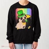 St Patrick's Pug Pot Of Gold Women's Sweatshirt thumb 0