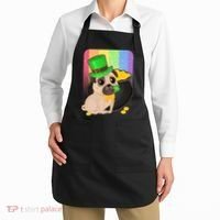 St Patrick's Pug Pot Of Gold Apron thumb 2