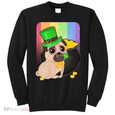 St Patrick's Pug Pot Of Gold Sweatshirt