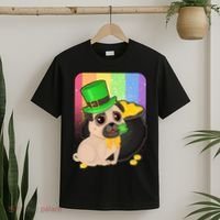 St Patrick's Pug Pot Of Gold T-Shirt thumb 2