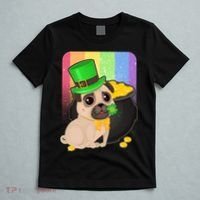St Patrick's Pug Pot Of Gold T-Shirt thumb 5
