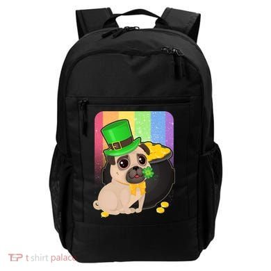 St Patrick's Pug Pot Of Gold Backpack