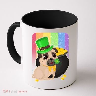 St Patrick's Pug Pot Of Gold Coffee Mug
