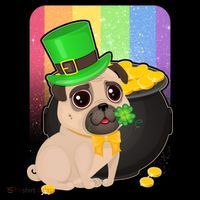 St Patrick's Pug Pot Of Gold Coffee Mug thumb 5