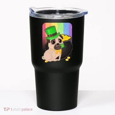 St Patrick's Pug Pot Of Gold Tumbler