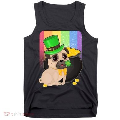 St Patrick's Pug Pot Of Gold Tank Top