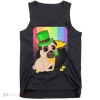 St Patrick's Pug Pot Of Gold Tank Top thumb 0