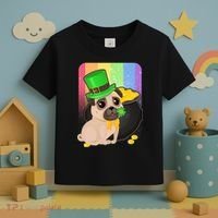 St Patrick's Pug Pot Of Gold Toddler T-Shirt thumb 3
