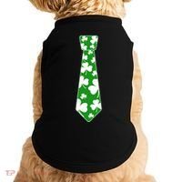 Shamrock Irish Clover Party Tie Doggie Tank thumb 0
