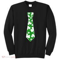 Shamrock Irish Clover Party Tie Sweatshirt thumb 0