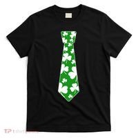 Shamrock Irish Clover Party Tie T-Shirt thumb 0