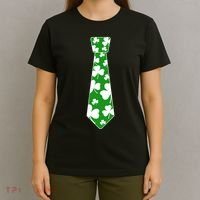 Shamrock Irish Clover Party Tie T-Shirt thumb 4