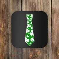 Shamrock Irish Clover Party Tie Coaster thumb 0