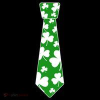 Shamrock Irish Clover Party Tie Coaster thumb 2