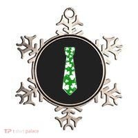 Shamrock Irish Clover Party Tie Ornament thumb 0