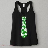 Shamrock Irish Clover Party Tie Women's Tank Top thumb 3