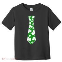Shamrock Irish Clover Party Tie Toddler T-Shirt thumb 0