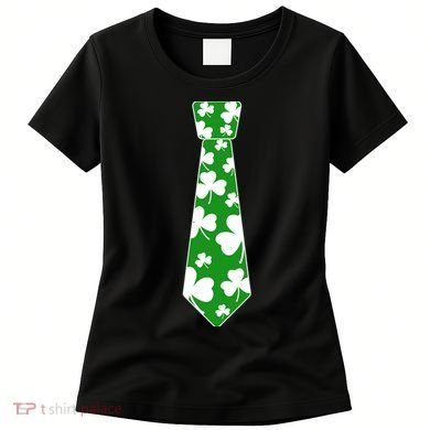 Shamrock Irish Clover Party Tie Women's T-Shirt