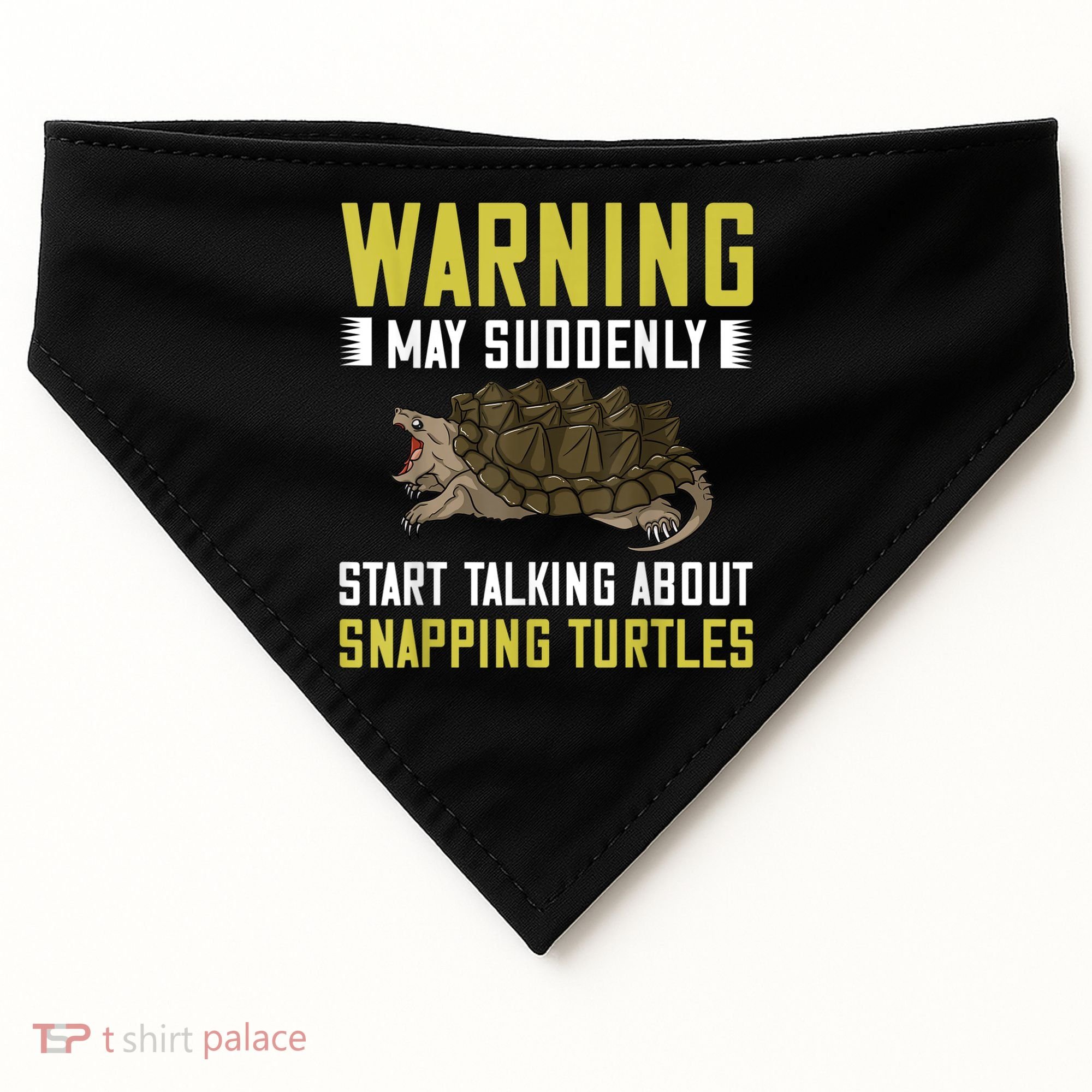Snapping Turtle Alligator Pet Shell USA-Made Doggie Bandana