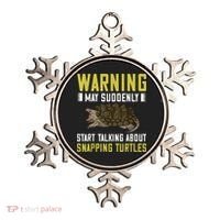 Snapping Turtle Alligator Pet Shell Ornament thumb 0