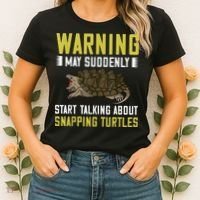 Snapping Turtle Alligator Pet Shell Women's T-Shirt thumb 2